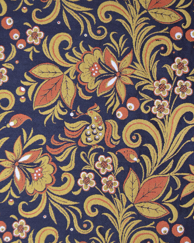 Гобелены Хохлома черная