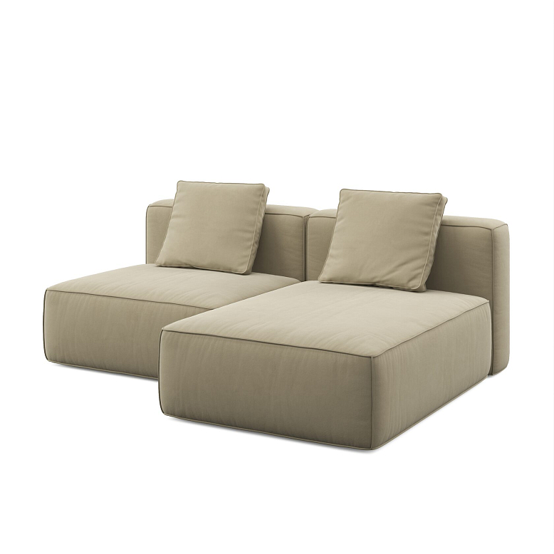 картинка ТОРОНТО без подлокотников с оттоманкой MEBELFORM