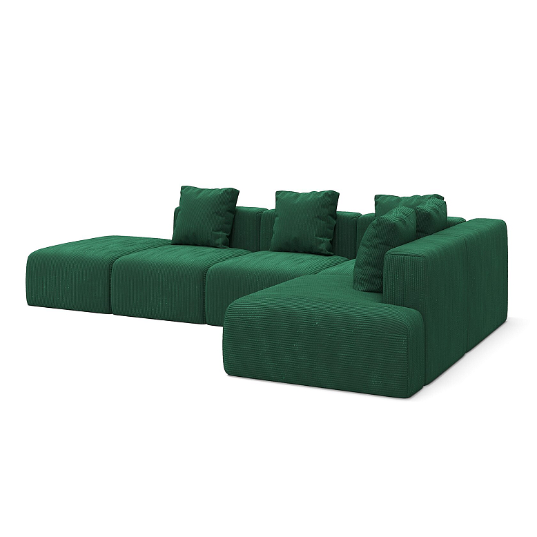 картинка ВЕЛАР угловой с оттоманкой MEBELFORM