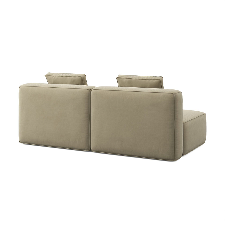 картинка ТОРОНТО без подлокотников с оттоманкой MEBELFORM